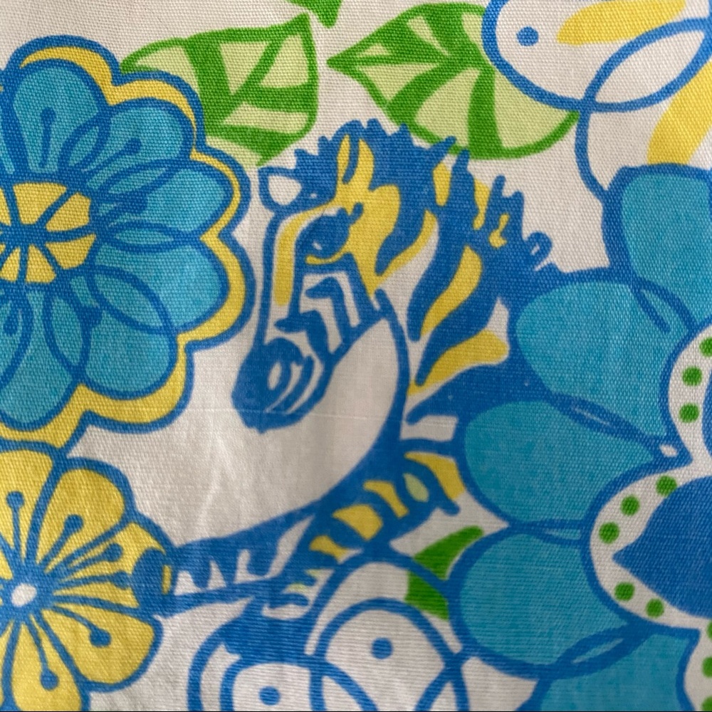 Lilly Pulitzer Strapless Top Hidden Zebra Floral 2 - Picture 11 of 12